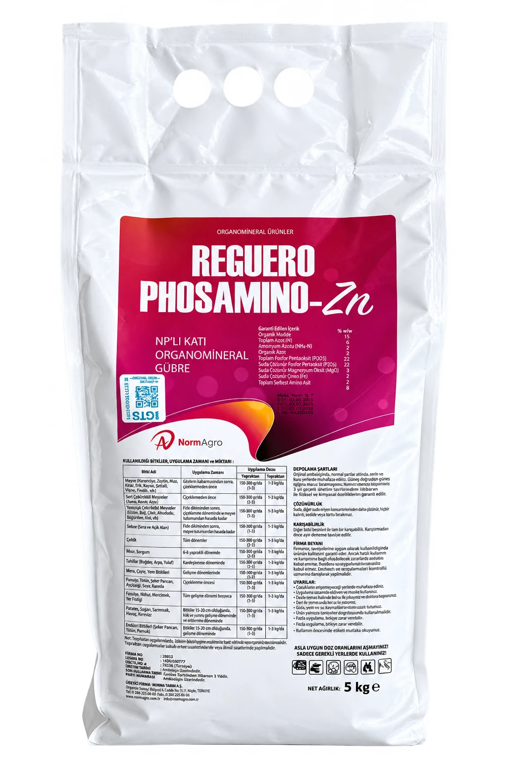 REGUERO PHOSAMINO-Zn – 5 kg